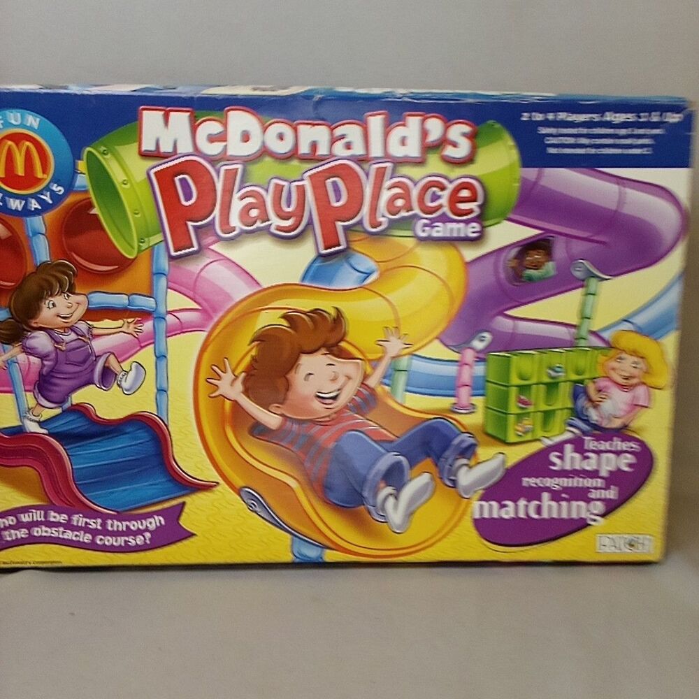 Patch Products McDonalds Play Place Game 2001 New Kids Board Game Vintage